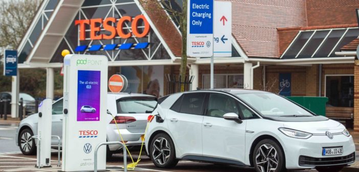 vw-tesco-and-pod-point-launch-free-ev-charging-network-for-shoppers