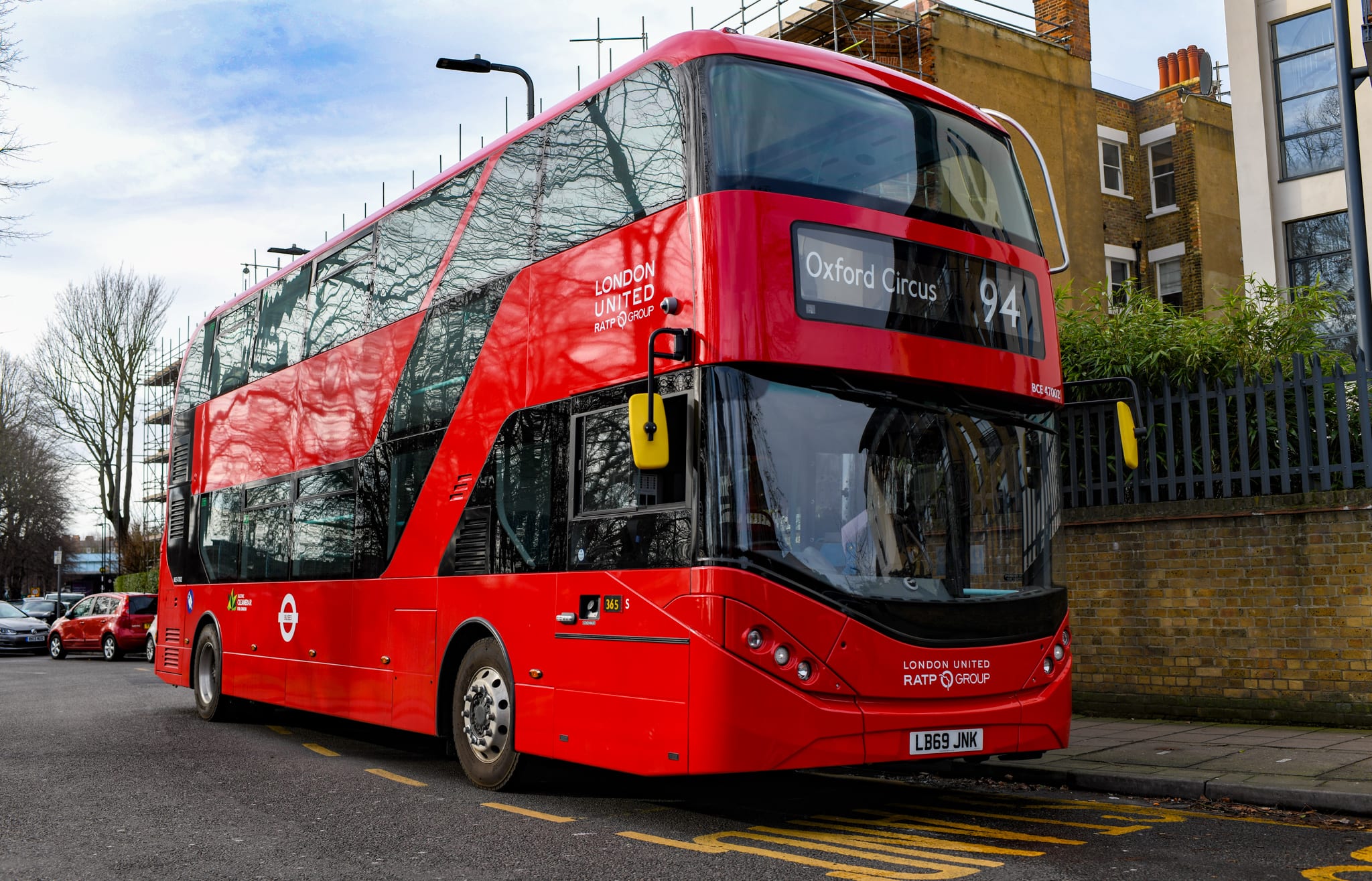 Double Decker Articulated Bus