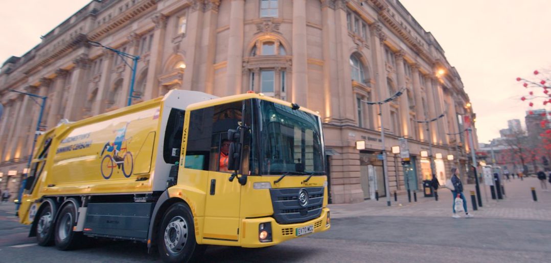 UK’s largest fleet of electric refuse vehicles launched in Manchester