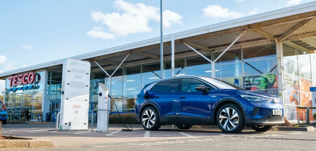 VW, Tesco And Pod Point Hit Major EV Charging Network Milestone | CiTTi ...