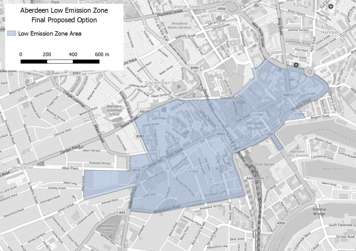 Aberdeen’s low emission zone boundary agreed | CiTTi Magazine