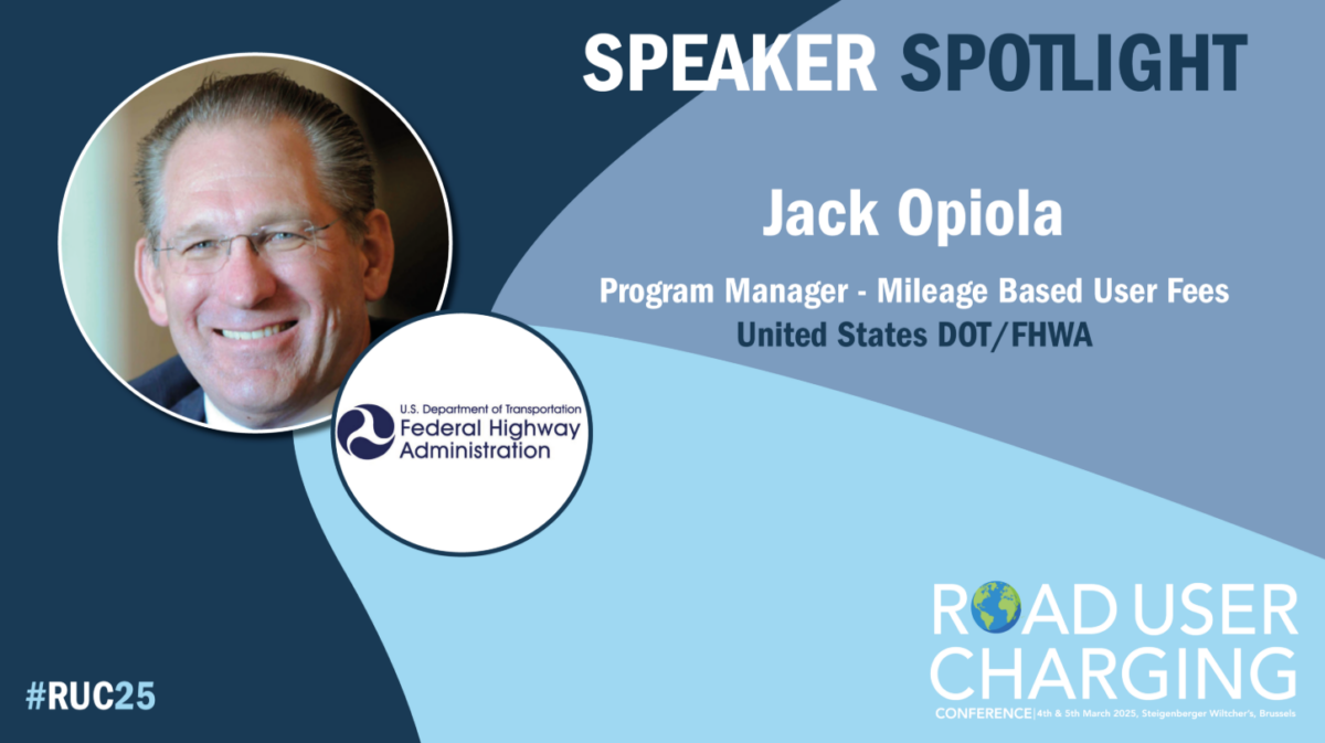 Road User Charging Conference 2025 Meet the speaker Jack Opiola